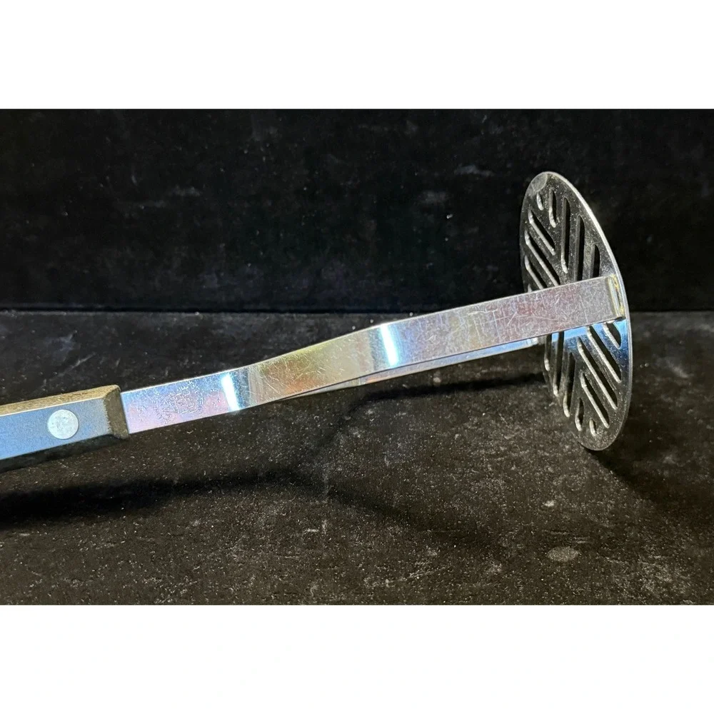 Vintage Ekco Forge Stainless Steel Spatula and Potato Masher Set, Made in USA